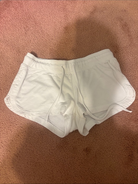 Mix&Co Pants - Women's White Drawstring Lounge Shorts
